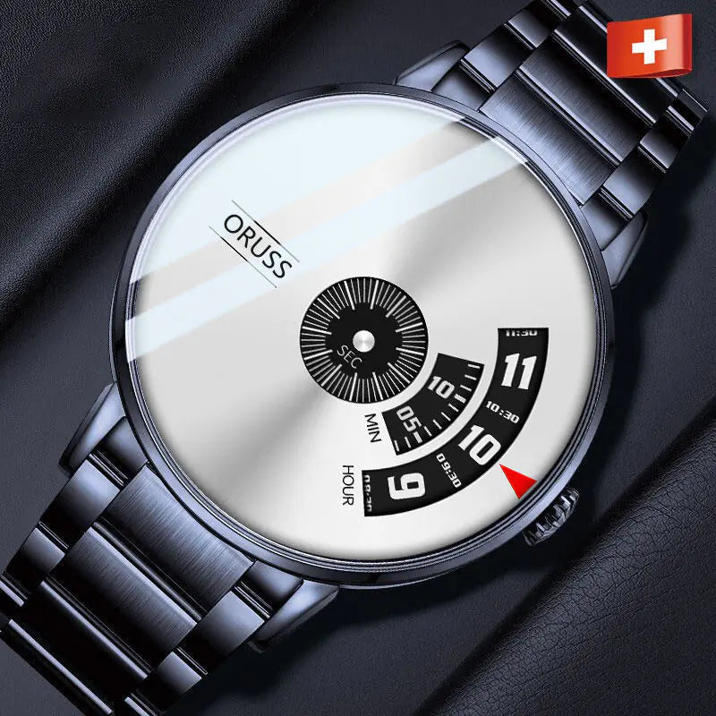 Stainless Steel Waterproof Watch – Classic Design, Precision Quartz Movement