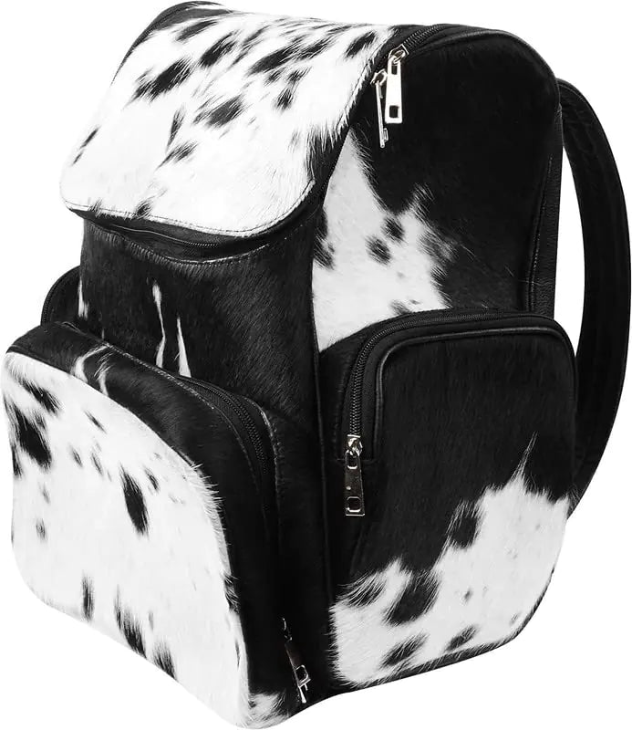 Luxe Cowhide Travel Backpack – Premium Leather, Smart Organization