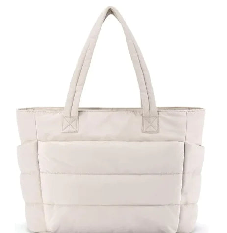 Puffy Travel Zipper Bag – Soft Nylon Organizer