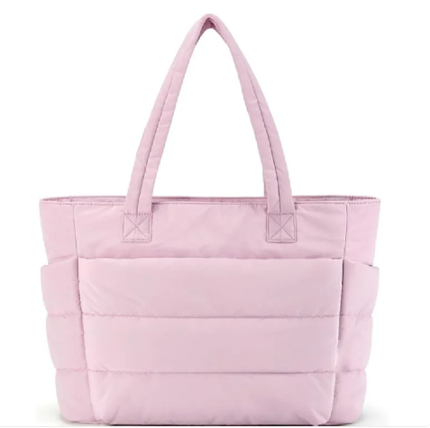 Puffy Travel Zipper Bag – Soft Nylon Organizer