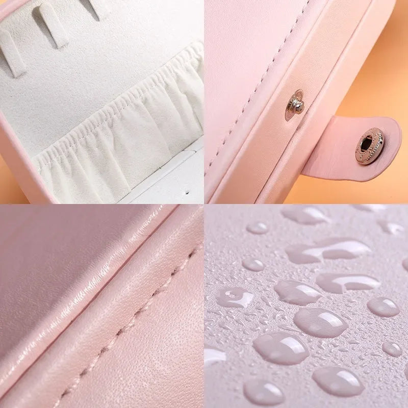 Portable Leather Jewelry Organizer – Elegant & Travel‑Ready