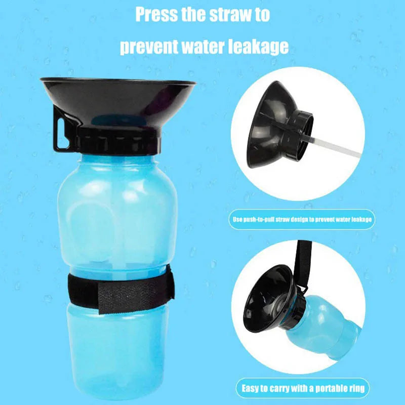 Large‑Capacity Portable Pet Water Bottle