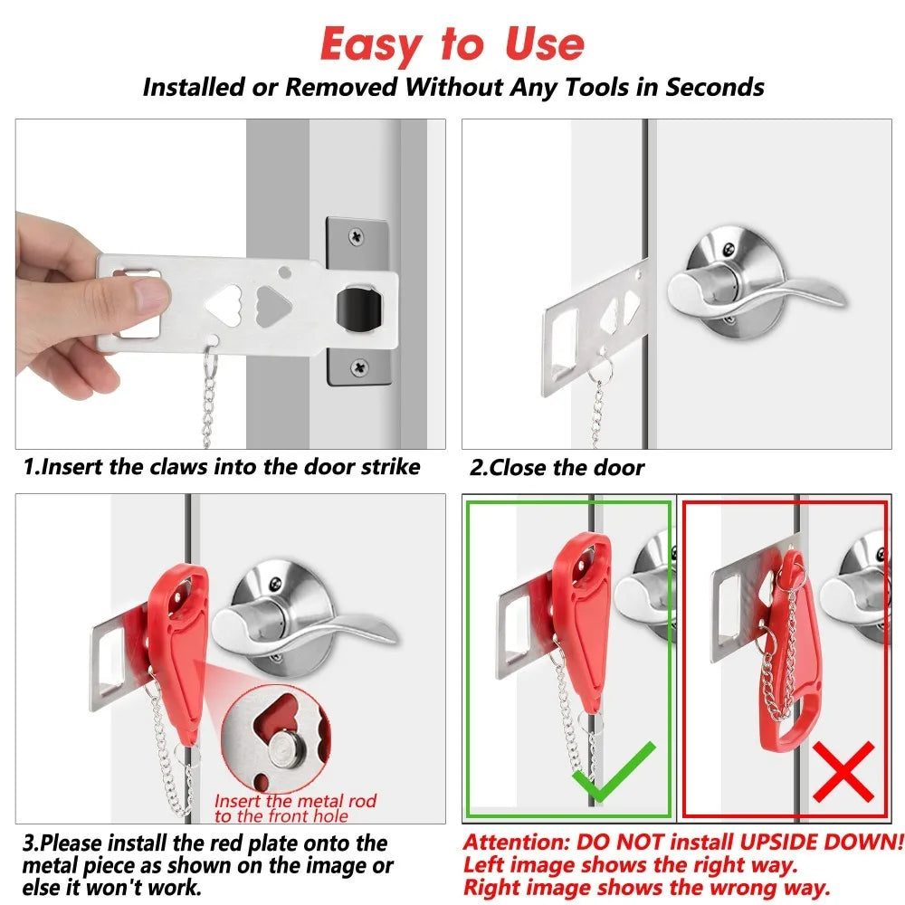 Safer Travel with a Portable Hotel Door Lock