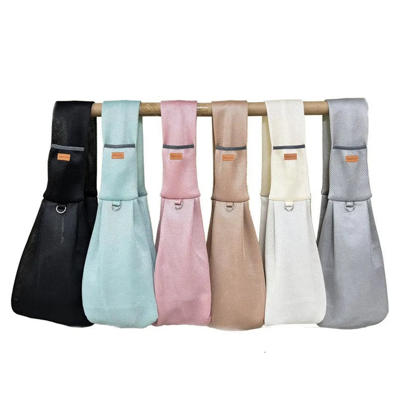 Hands‑Free Travel Sling for Small Breeds – Soft & Supportive