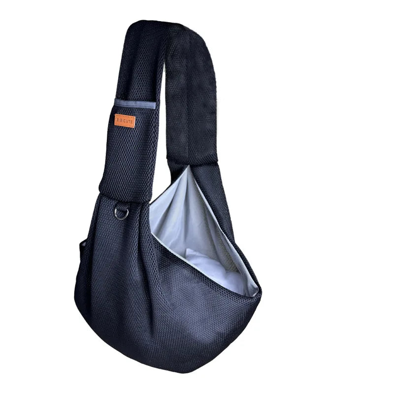 Hands‑Free Travel Sling for Small Breeds – Soft & Supportive