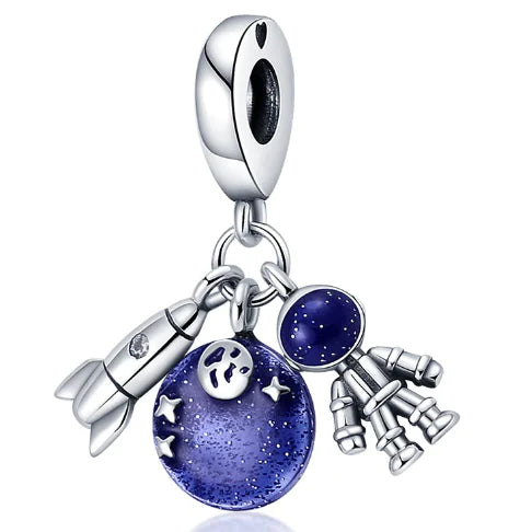 Silver‑Plated Travel Charms – Unique, Artistic Luggage Accessories