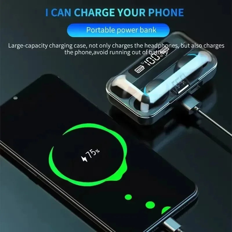 Wireless Waterproof Earbuds with Sound Isolation