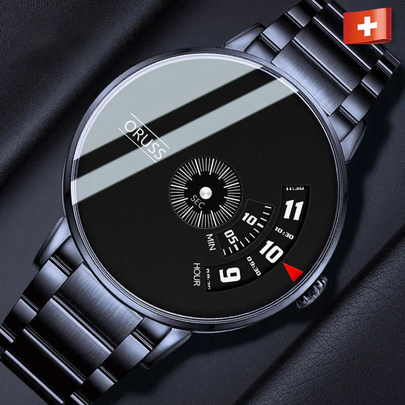 Stainless Steel Waterproof Watch – Classic Design, Precision Quartz Movement