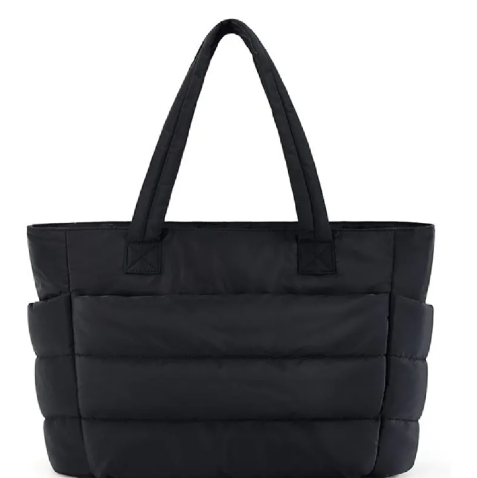 Puffy Travel Zipper Bag – Soft Nylon Organizer