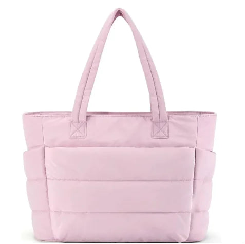 Puffy Travel Zipper Bag – Soft Nylon Organizer
