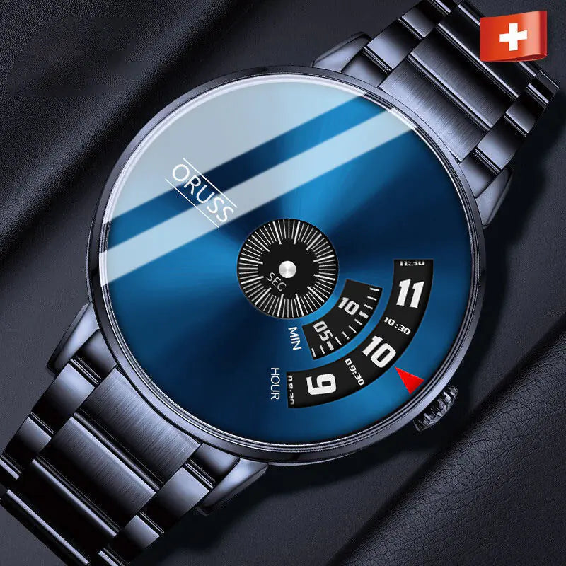 Stainless Steel Waterproof Watch – Classic Design, Precision Quartz Movement